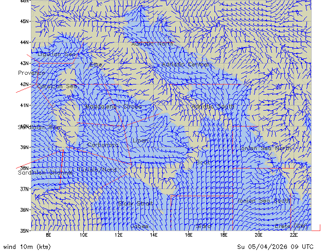 Meteorologia per la vela