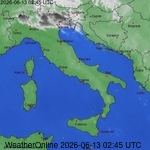 Immagini da Satellite di Italia